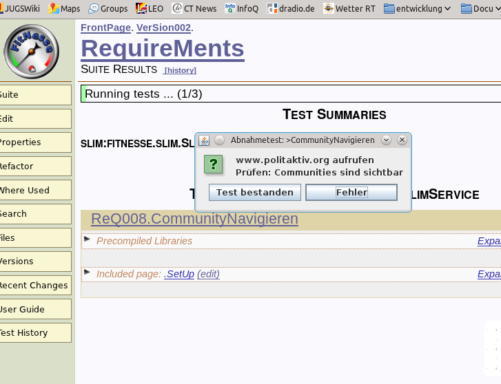 Federation settings in repo.