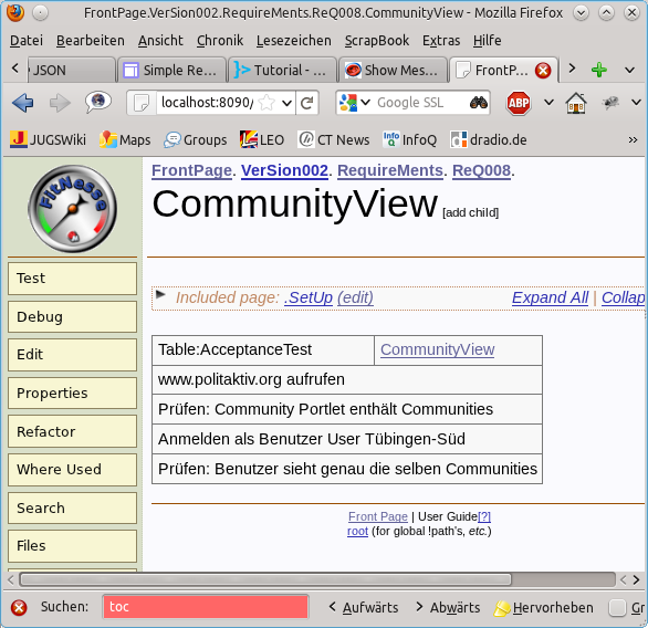 Federation settings in repo.